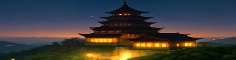 城市夜晚咖啡馆外景，两人相遇约炮成功的温馨场景，暖黄灯光映照街道，氛围浪漫自然